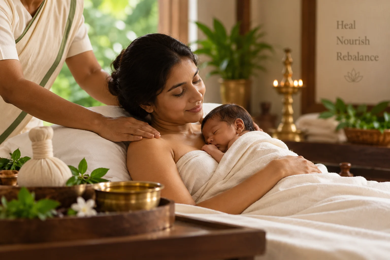 Post-Natal Care at Kalpa Kerala Ayurveda