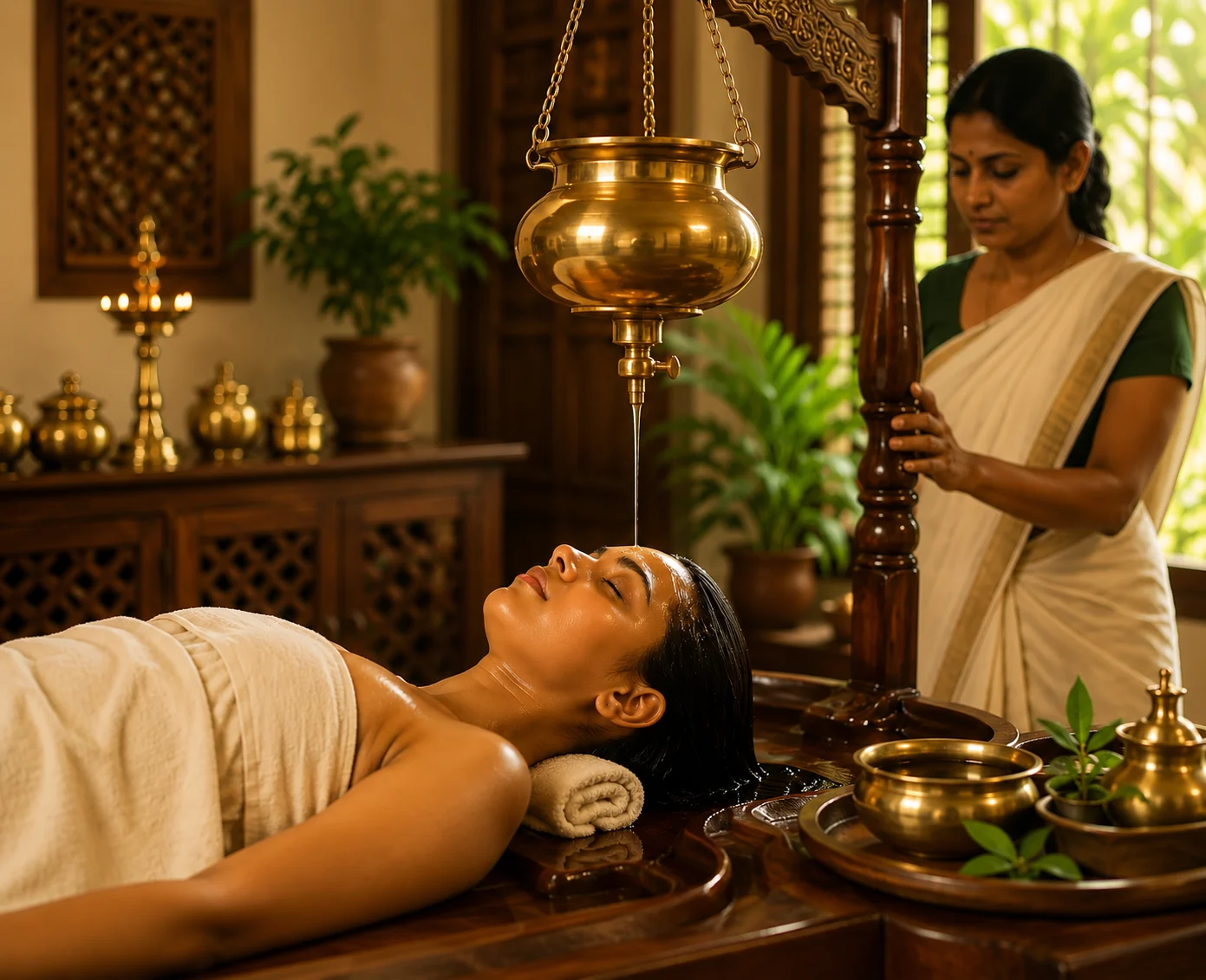 Ayurvedic therapies at Kalpa Kerala Ayurveda